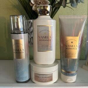 Bath & Body Works VANILLA ROMANCE Body Care Set